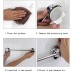 TEERFU 15 inch Vacuum Suction Cup Towel Bar  Wall Mounted Stainless Steel Towel Bar Suction Towel Rack Removeable Shower Mat Rod Shower Door Self Adhesive No Drill Easy to Install - B01LY2V9HS